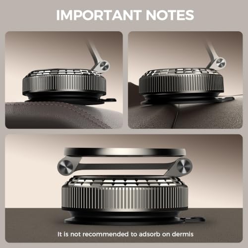 Metal Magnetic Car Phone Holder for Magsafe Phone, Carbon Fiber - color: Carbon Fiber