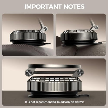 Metal Magnetic Car Phone Holder for Magsafe Phone, Carbon Fiber - color: Carbon Fiber