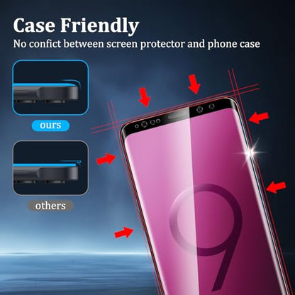 2 Pack Screen Protector for Samsung Galaxy S9 - size: Galaxy S9