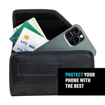 Nite Ize Clip Case Sideways Universal Rugged Holster - Belt Clip Phone Case for Easy Access - Heavy Duty & Protective - Multi-Purpose - Durable Design - Horizontal, XXL - size: XX-Large, style: Horizontal