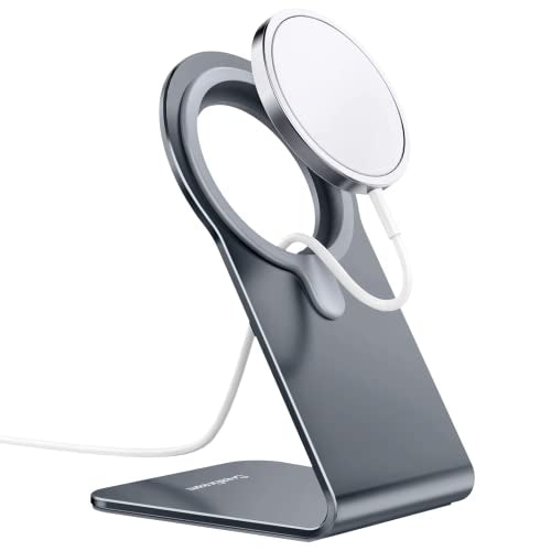 CreaDream Stand for MagSafe Charger, Aluminum Phone Stand Holder for iPhone - color: Gray
