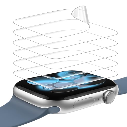 JULK [6-Pack] For Apple Watch Screen Protector 46mm Series 11/10 - size: Series 11/10 46mm