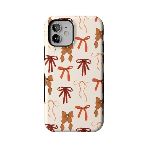 Casely iPhone 12 Mini Case | Fall Girlie | Pumpkin Spice Bows | Bold Protective Design | MagSafe Compatible Design - color: Fall Girlie | Pumpkin Spice Bows, size: Iphone 12 Mini