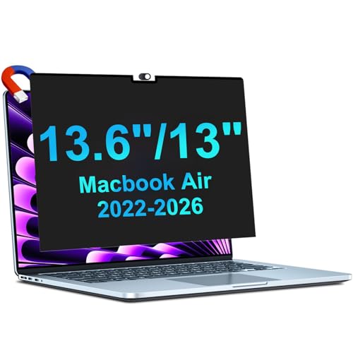 STARY Magnetic Privacy Screen for MacBook Air 13.6/13 Inch(2022-2026,M2-M5) - size: Mac 13.6 Inch Air 2022-2026