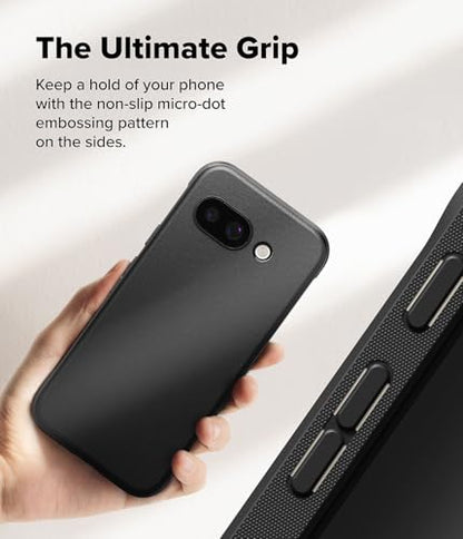 Ringke Onyx Designed for Google Pixel 9a Case [Compatible with MagSafe and Pixelsnap] Oil & Dirt Resistant Enhanced Grip Non-Slip Texture Lightweight Cover - Magnetic Black - color: Magnetic Black, size: Pixel 9a