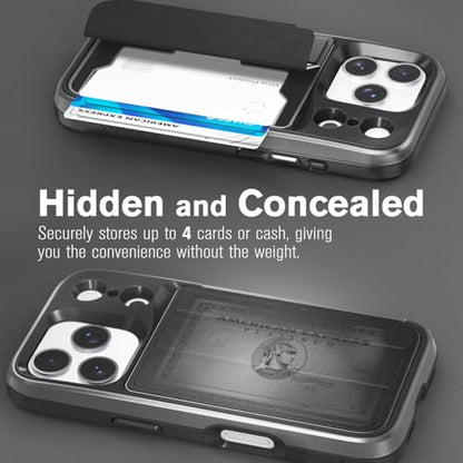 VENA vCommuteX for iPhone 17 Pro Wallet Case, Black - color: MagSafe Compatible - Black, size: iPhone 17 Pro