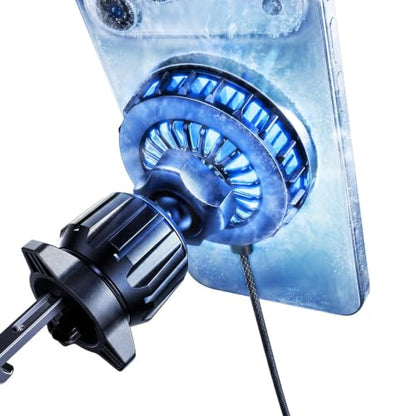 LISEN for iPhone 18 Pro Max Car Charger Mount Holder for Qi2.2 25W Cooling