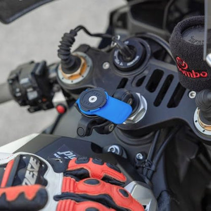Quad Lock Fork Stem Motorcycle Phone Mount (V2) with MAG Phone Case and Vibration Dampener for Pixel 11 Pro - size: Pixel 11 Pro
