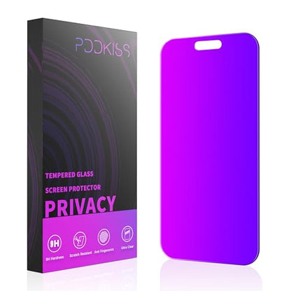 PDDKISS Compatible for iPhone 17 Privacy Screen Protector - size: for iPhone 17 - 6.3 inch