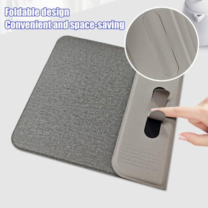 Wireless Charging Mice Pad Non-Slip Office Mice Pad with Wireless Charging - color: Gray