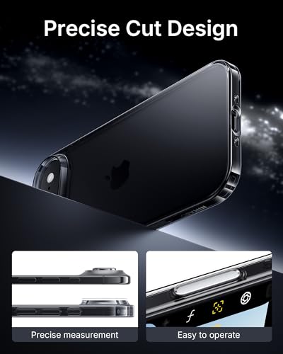NIMASO for iPhone Air Case Clear, Military Grade Shockproof Drop Protection, Non-Yellowing Slim Thin Phone Cover for iPhone Air, Clear - size: iPhone Air 6.5 inch