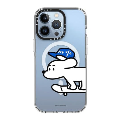CASETiFY for iPhone 13 Pro Case - Impact Clear Compatible with MagSafe | Not Yellowing | 6.6 ft. 3x Military Grade Drop Protection | Skater JOHN (Standard) | Clear - color: Skater JOHN (Standard), size: Iphone 13 Pro (6.1")