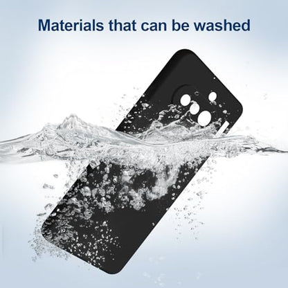 GiiYoon Silicone Case for Nothing Phone 4a, Black - color: Black, size: Nothing Phone 4a