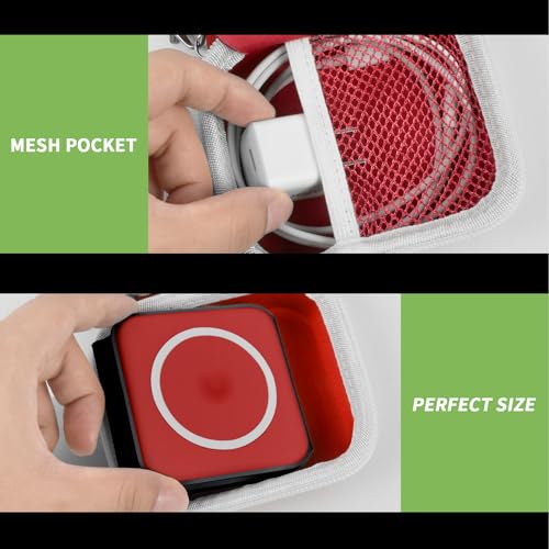 ALKOO Hard Case for UCOMX/Hicober 3-in-1 Charger, Box Only - color: Red