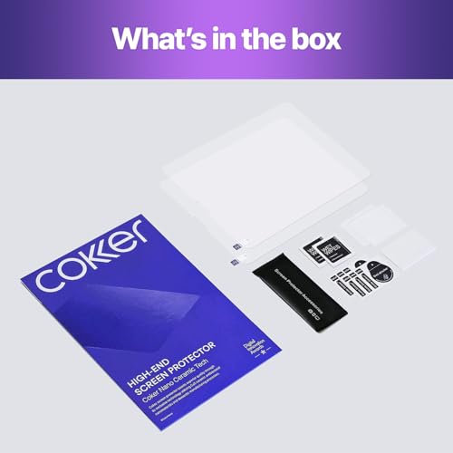 COKER 2 Pack Paperfeel Screen Protector for iPad Pro 13 inch 7th Gen. Matte Anti-Glare Anti-Scratch, Anti-Fingerprint, Anti-Shatter, Touch Sensitive, Smooth as Silk, Blue Light Block, Write Like on Paper, Easy Install - size: iPad Pro 13 inch 7th Gen