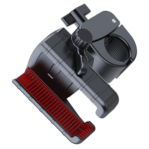 Motorcycle Phone Holder Mount with Vibration Dampening Shock Absorption Phone Bracket Base for Motorbike Navigation and Riding Use