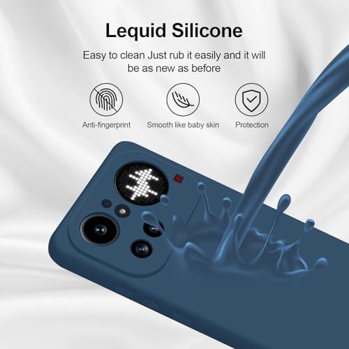 GiiYoon Silicone Case for Nothing Phone 4a Pro, Blue - color: Blue, size: Nothing Phone 4a Pro