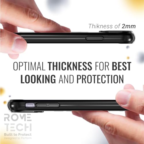 Rome Tech Clear Case Compatible with MagSafe for iPhone 11 6.1" (2019) - Slim and Rugged Fit Thin Shockproof Case Compatible with Magsafe Devices - Clarity - style: iPhone 11