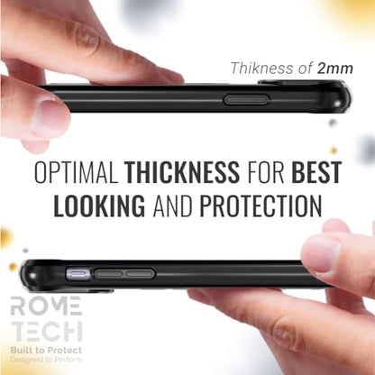 Rome Tech Clear Case Compatible with MagSafe for iPhone 11 6.1" (2019) - Slim and Rugged Fit Thin Shockproof Case Compatible with Magsafe Devices - Clarity - style: iPhone 11