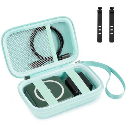 ANKHOH Travel Case for Iseyyox/for QUZUDN/for RTOPS 3 in 1 Wireless Charger - color: Mint green