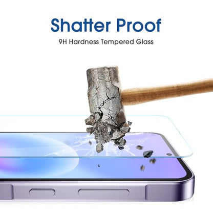 amFilm OneTouch for Samsung Galaxy A57 Screen Protector Tempered Glass - size: A57-6.7”