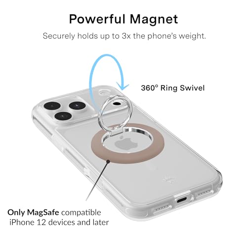 VELVET CAVIAR Compatible with MagSafe Phone Grip - color: Cashmere Taupe