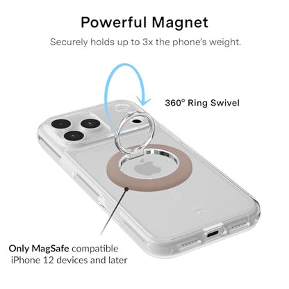 VELVET CAVIAR Compatible with MagSafe Phone Grip - color: Cashmere Taupe