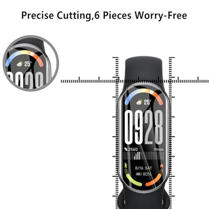 4-Pack for Xiaomi Smart Band 10 Screen Protector, Soft Flexible TPU Ultra-Thin Self-Healing Bubble-Free Protective Film for Xiaomi Smart Band 10, HD Clear Case-Friendly - size: Xiaomi Smart Band 10