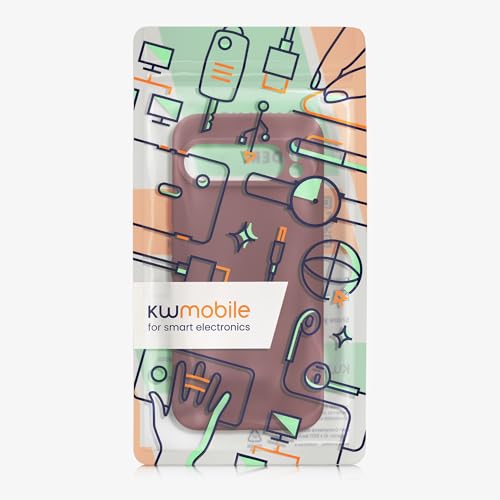 kwmobile Case Compatible with Google Pixel 9 Pro XL Case - Protective Slim TPU Phone Cover - Soft Matte Finish - Bordeaux Violet - color: bordeaux violet