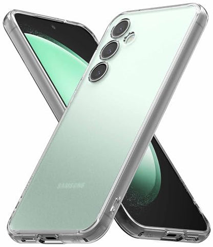 Ringke for Samsung Galaxy S23 FE Case [Fusion Matte Clear] | Oil & Dirt Resistant, Anti-Fingerprint Technology Prevents Oily Smudges, Frosted Coating Feels Velvety Soft - size: Galaxy S23 FE