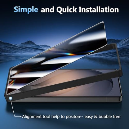 2 Pack for Samsung Galaxy S26 Ultra Privacy Screen Protector Glass | Fingerprint Unlocking, 25° Anti Spy S26 Ultra Screen Protector, Full Coverage, Case Friendly, Easy Installation - size: Galaxy S26 Ultra