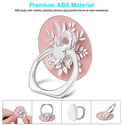 Bonoma Phone Ring Holder,3-Pack Beach Flowers Butterfly - color: Beach Flowers Butterfly