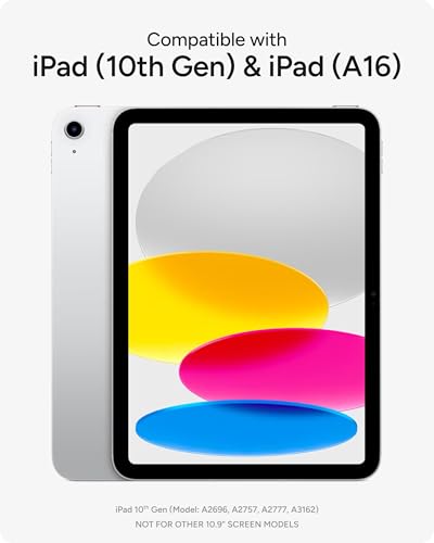 ZAGG Glass Elite Screen Protector for iPad 11-inch (A16) & iPad 10.9-inch (10th Gen) - 5X Stronger Tempered Glass, Smudge-Free, Easy Installation, Eco-Friendly with Recycled Glass - size: iPad 11-inch (A16), style: Glass Elite