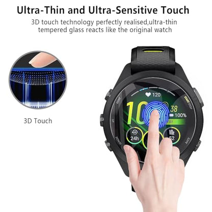5-Pack for Garmin Forerunner 265S 42mm Screen Protector, Soft Flexible TPU Ultra-Thin Self-Healing Bubble-Free Protective Film for Garmin Forerunner 265S 42mm, HD Clear Case-Friendly - size: Garmin Forerunner 265S 42mm