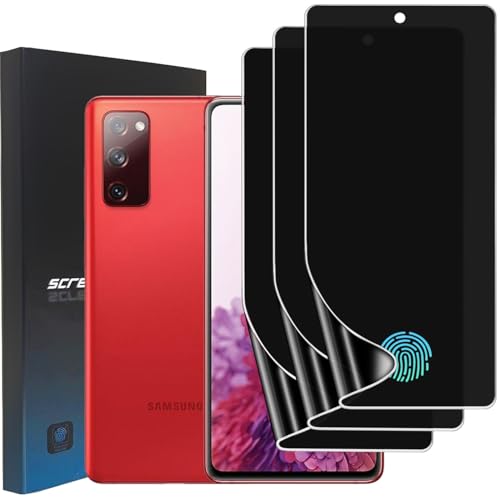 3 Pack TPU Privacy Screen Protector for Samsung Galaxy S20 FE 5G 6.5" - size: Samsung Galaxy S20 FE 5G