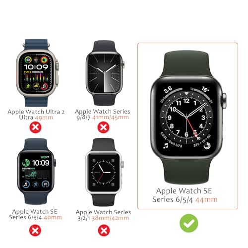 Amizee 2 in 1 Metal Rugged Case Compatible with Apple Watch SE 3/2/1 Series 6/5/4 44mm, Aluminum Shockproof Protective Bumper Cover for iWatch 44mm, Army Green - color: Army Green, size: 44mm