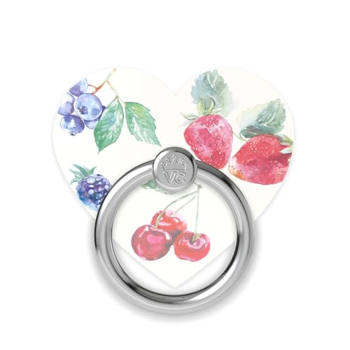 VELVET CAVIAR Cell Phone Ring Holder - Finger Ring & Stand - Improves Phone Grip Compatible with iPhone, Galaxy, Most Smartphones (Berry Baby) - color: Berry Baby