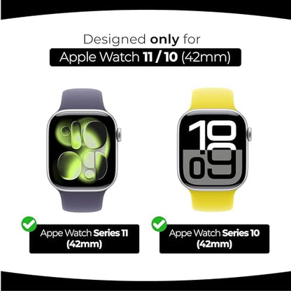 ArmorSuit 6 Pack Screen Protector for Apple Watch Series 11 42mm, Series 10 (42mm) DRY-Shield Self-Repairing HD Clear TPU Film - Dry Installation - size: 42_mm