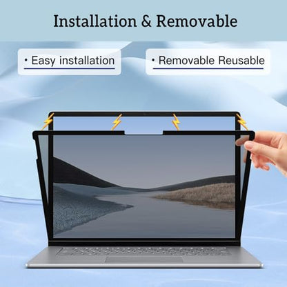 Removable Privacy Screen for Microsoft Surface Laptop 6/5/4/3/2/1 13.5 Inch - size: Surface Laptop 6/5/4/3/2/1 (13.5 inch)