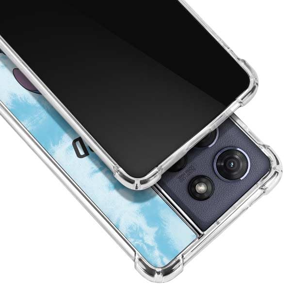 Skinit Clear Phone Case Compatible with Moto G Power 5G (2025) - Officially Licensed Disney Lilo and Stitch Stay Weird Design - color: Blue - DISLNS02