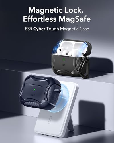 ESR for AirPods Pro 3 Case (2025), Magnetic Lid, Navy Blue - color: Navy Blue, size: AirPods Pro 3 Case