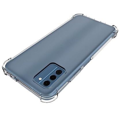 USTIYA Case for Nokia C300 4G Clear TPU Four Corners Protective Cover Transparent Soft funda