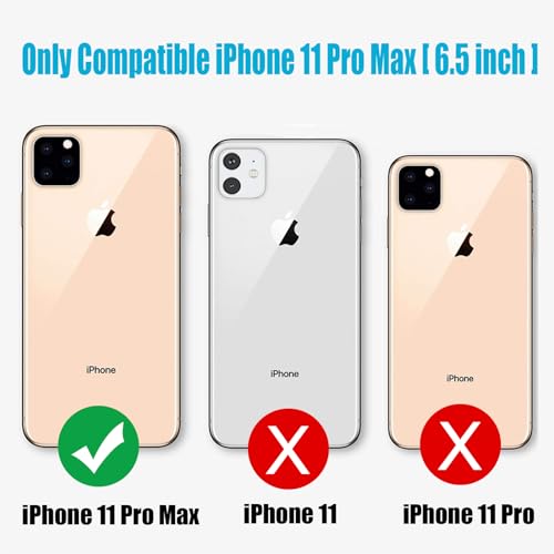 Battery Case for iPhone 11 Pro Max, 10000mAh Ultra Thin Portable Protective Smart Charging Case Compatible with iPhone 11 Pro Max (6.5 inch) Rechargeable Extended Battery Charger (Black) - size: iPhone 11 Pro Max
