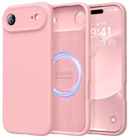 LOVE 3000 Magnetic for iPhone Air Case Premium Silicone, Pink Sand - color: Pink Sand, size: iPhone Air 6.5inch