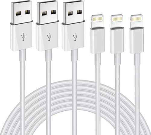 OCEEK iPhone Charger (3Pack 6FT) USB A to Lightning Cable MFi Certified - color: 3Pack 6FT