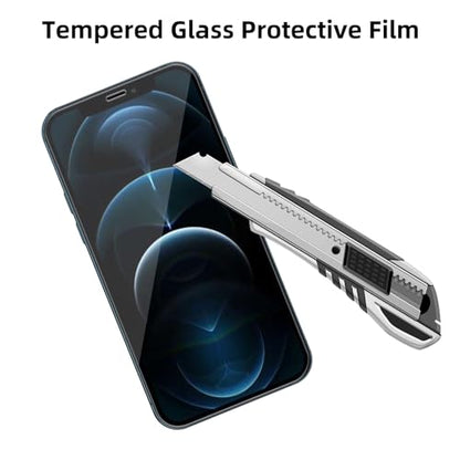4 Pack Glass Screen Protector Compatible for iPhone 12/12 Pro 2020 [6.1 Inch] [9H Hardness]-HD Screen Tempered Glass, Scratch Resistant,Easy Install [Case Friendly] - size: iPhone 12/ 12Pro