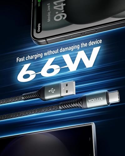 USB to USB C Cable [2Pack 3FT] Coiled USB C Cable Fast Charging 60W-Black - color: Black, size: 3FT - 2Pack, style: USB A to USB C
