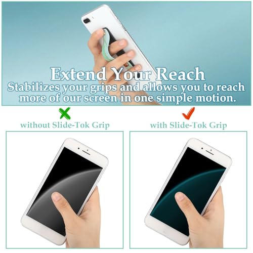 Weewooday 6 Pieces Phone Finger Strap Grip,Bright Marble,Marble - color: Bright Marble, style: Marble