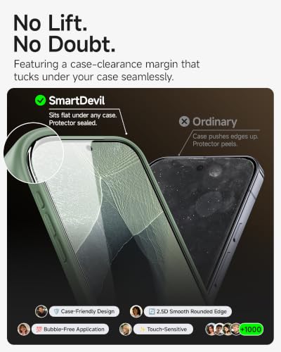 SMARTDEVIL 3Pack Tempered Glass for Google Pixel 11 Pro XL Screen Protector - size: Pixel 11 Pro xl