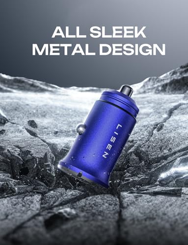 LISEN 90W USB C Car Charger USB C Fast Charge, PD3.0 Fast Car Charger, Blue - color: Blue, size: 1 Pack